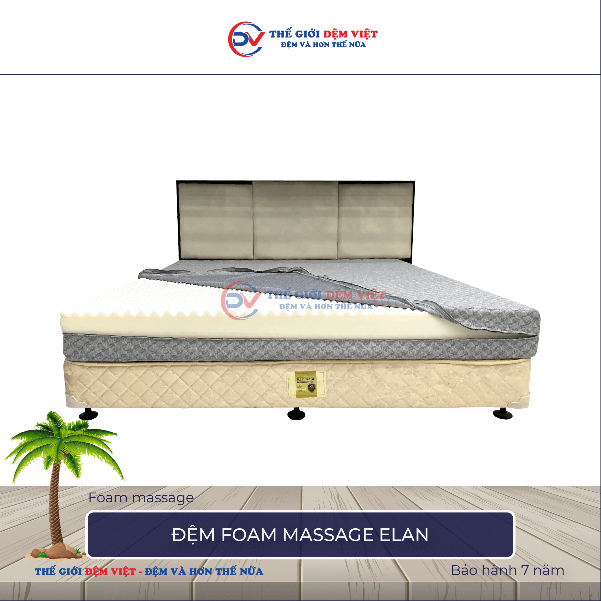 Đệm foam Massage Elan